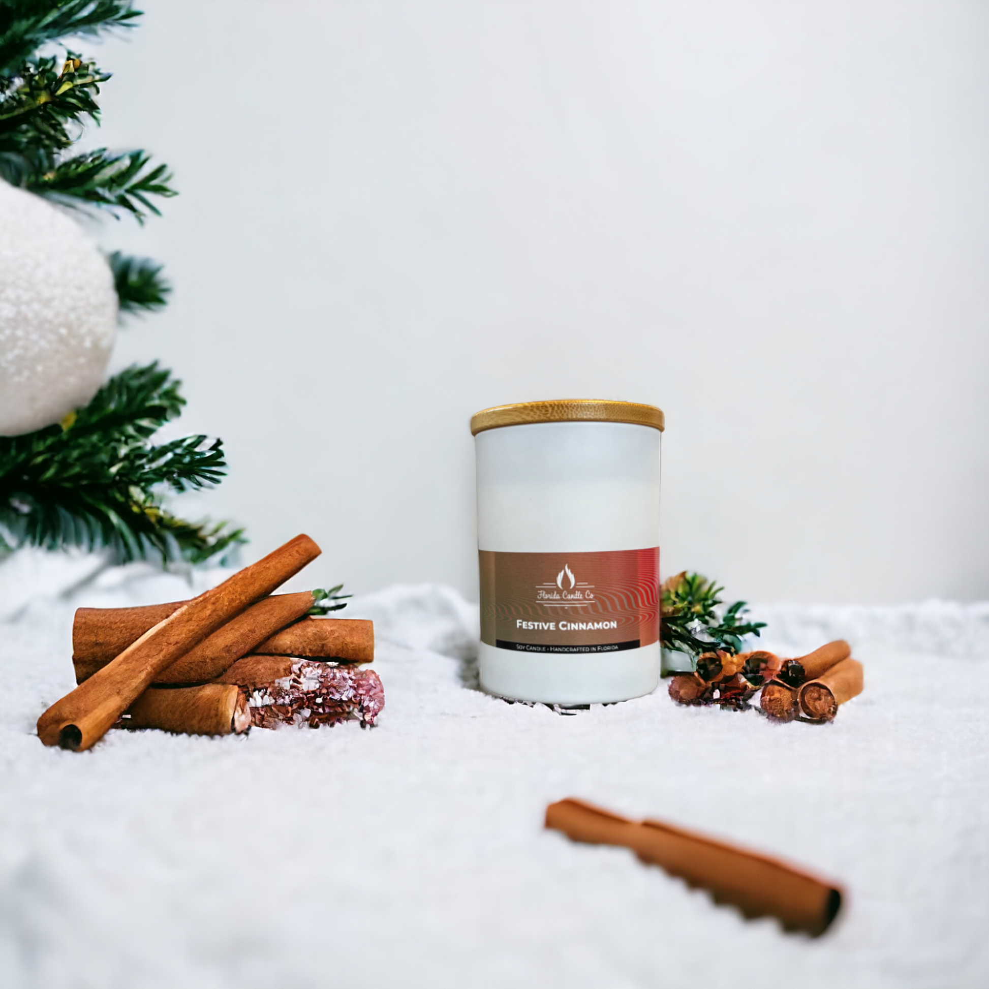 Festive Cinnamon Soy Candle - 1