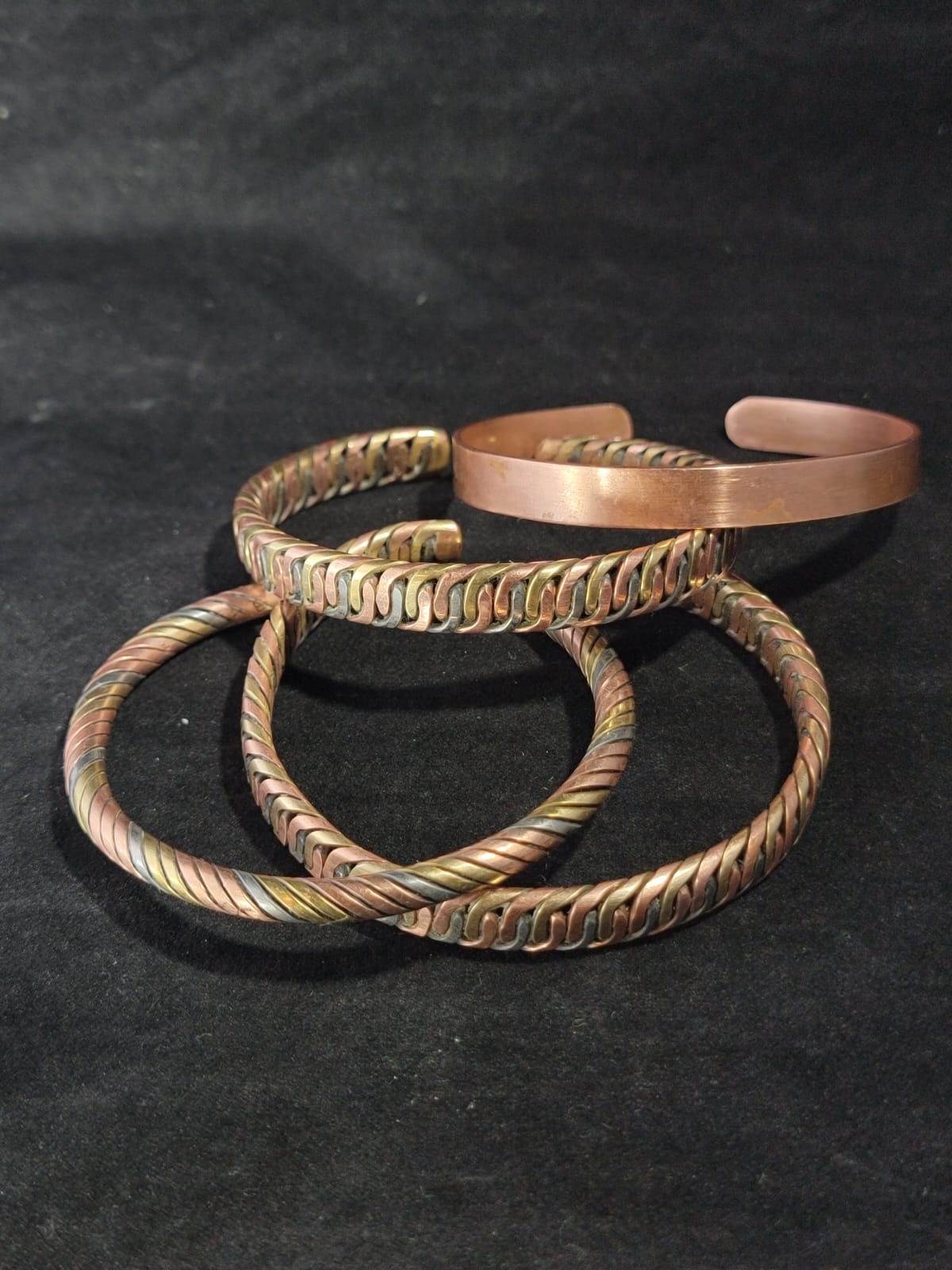 COPPER (&/or BRASS and STEEL) CUFF BRACELET - 2