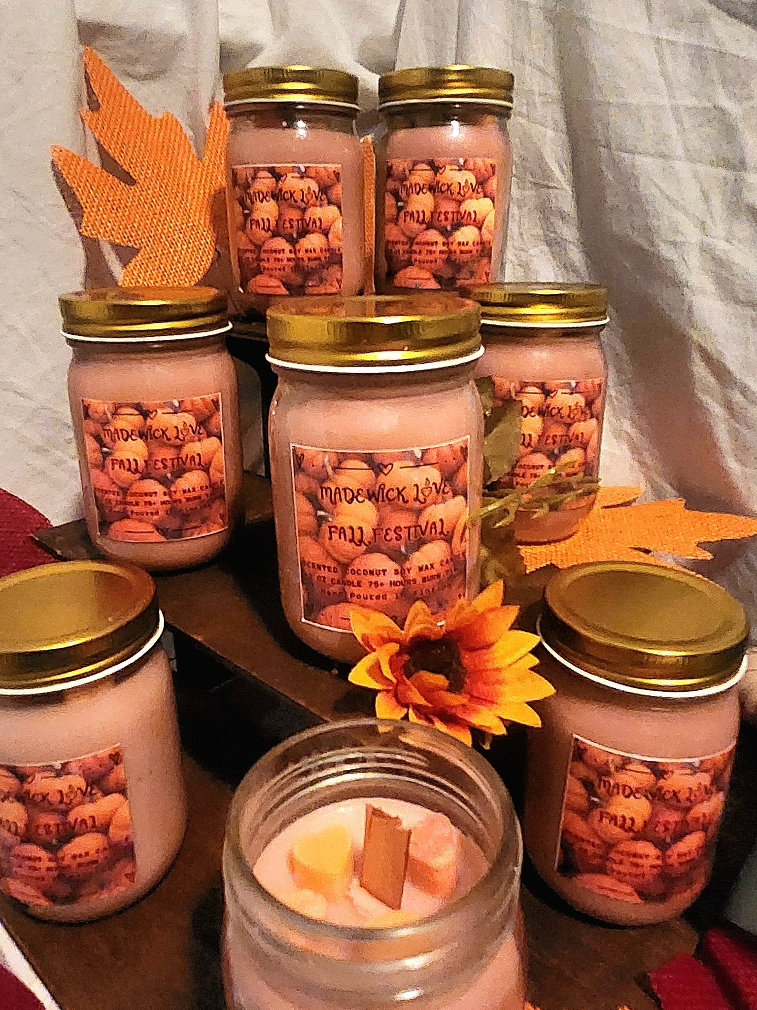 Fall Festival - Non Toxic 12 oz. Candle - 2