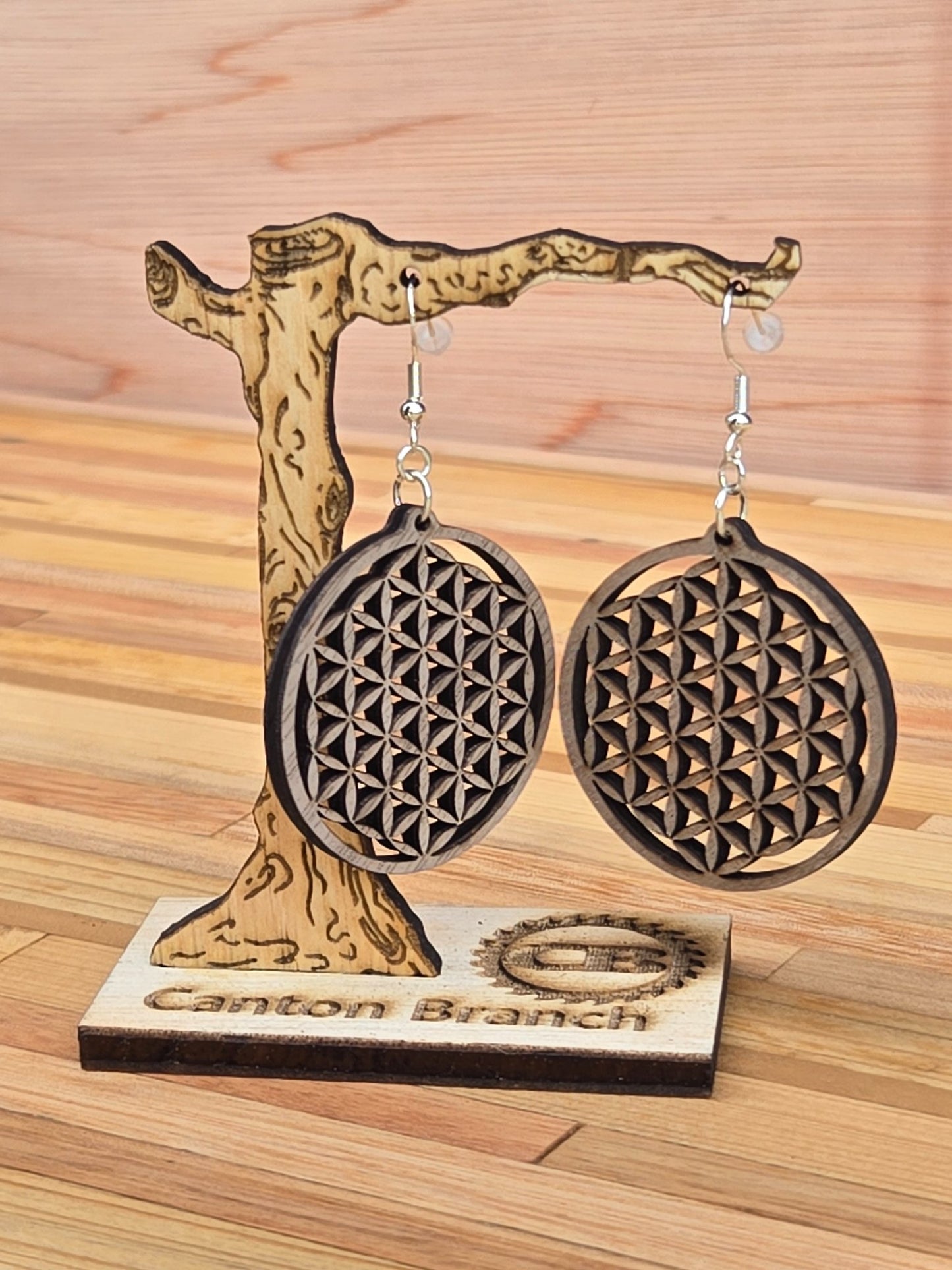 Flower of Life Earrings - 1