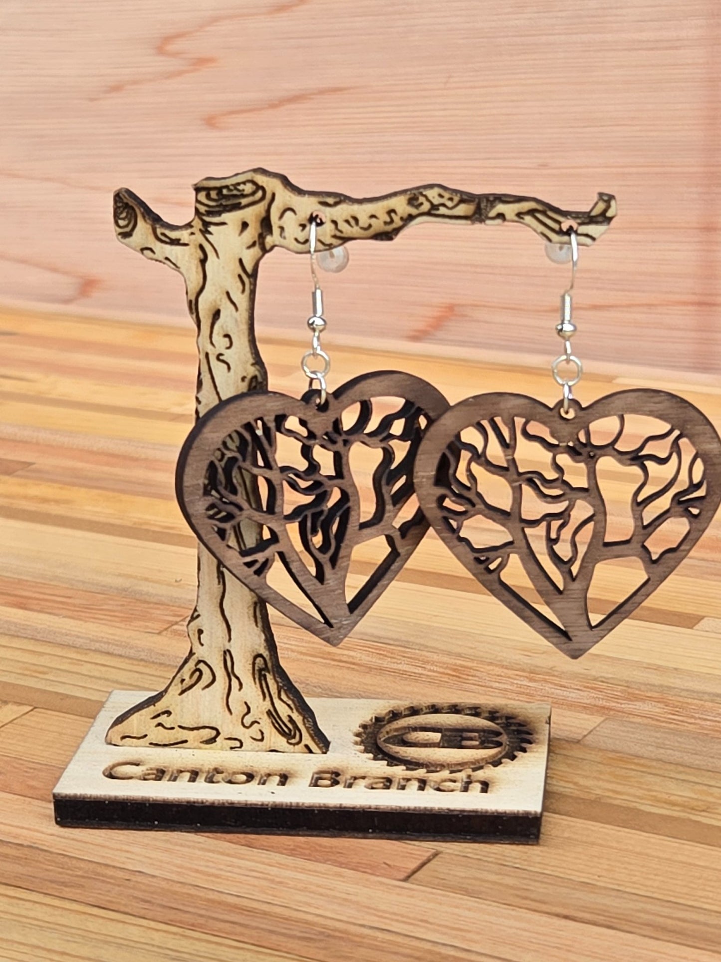 Heart Tree Earrings - 1