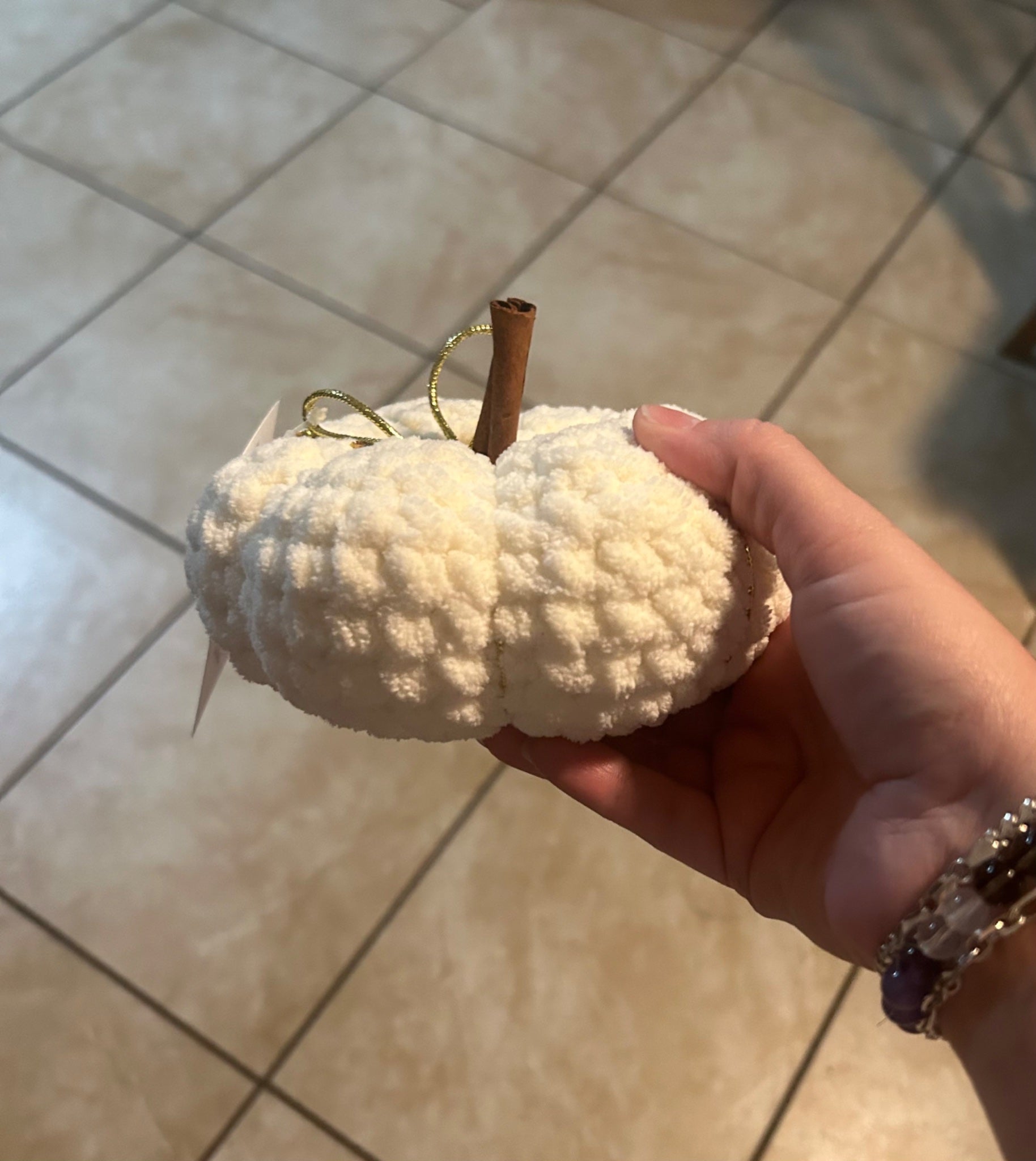 Nerdy Chick Creations - White pumpkin - 1