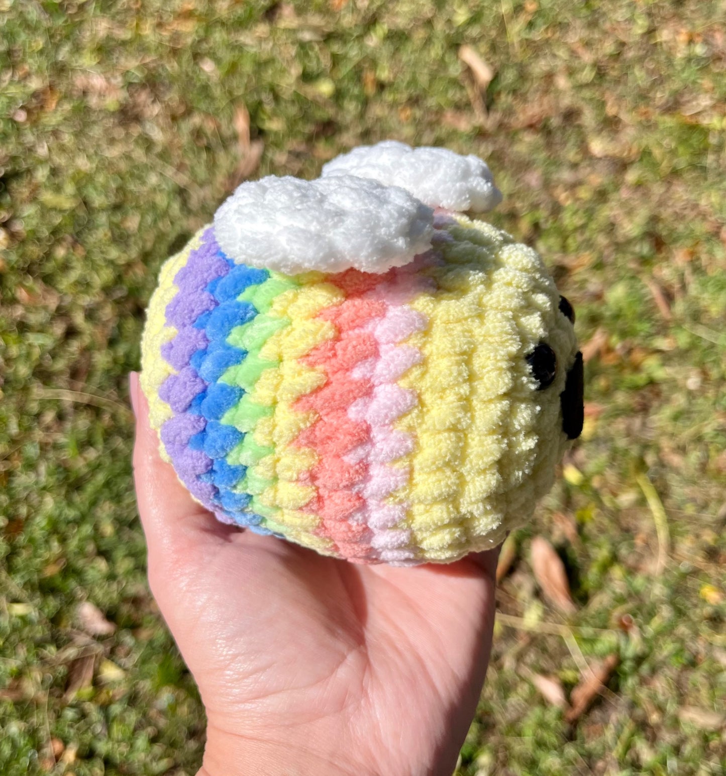 Nerdy Chick Creations - Rainbow bee - 1