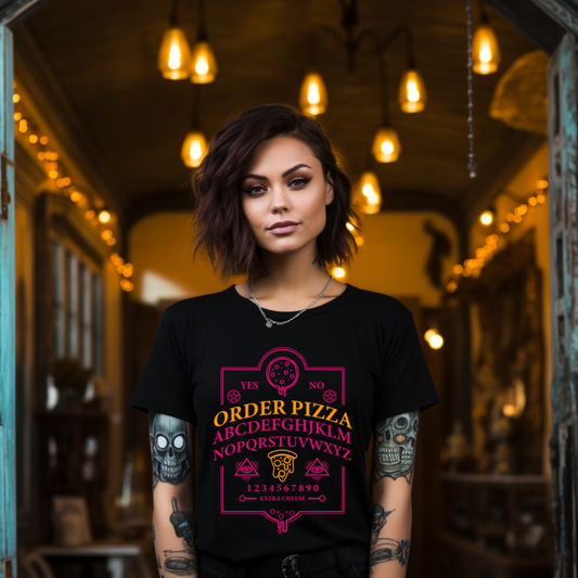 Ouija Pizza - Unisex T-Shirt - 1