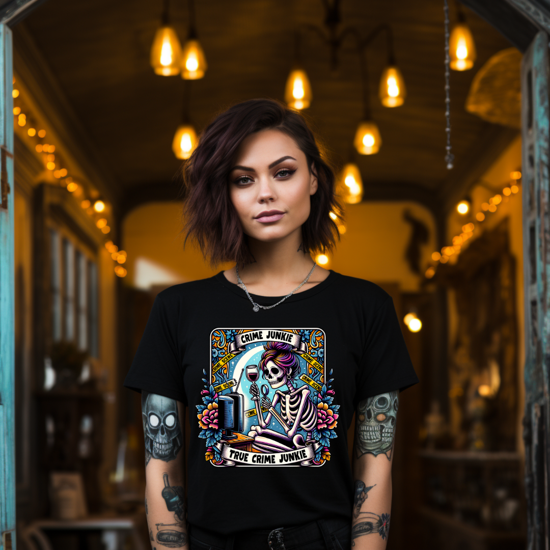 True Crime Tarot Card - Unisex T-Shirt - 1